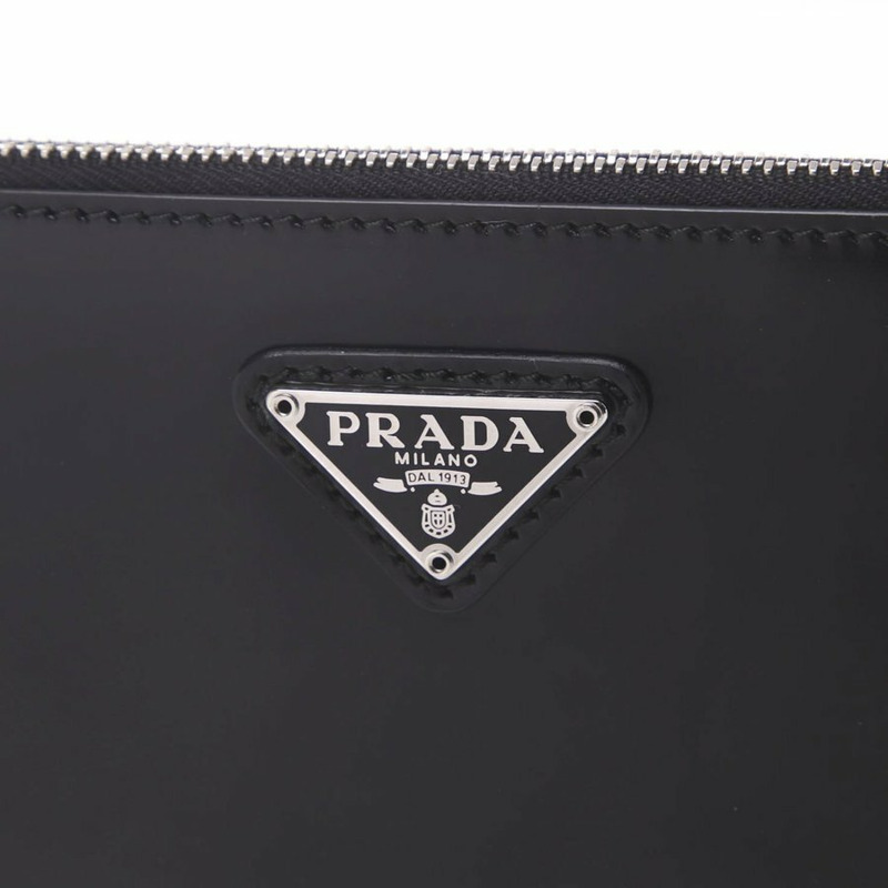 PRADA 磨毛 1BC155 F0002 黑色迷你包-10