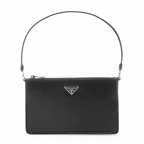 PRADA 磨毛 1BC155 F0002 黑色迷你包