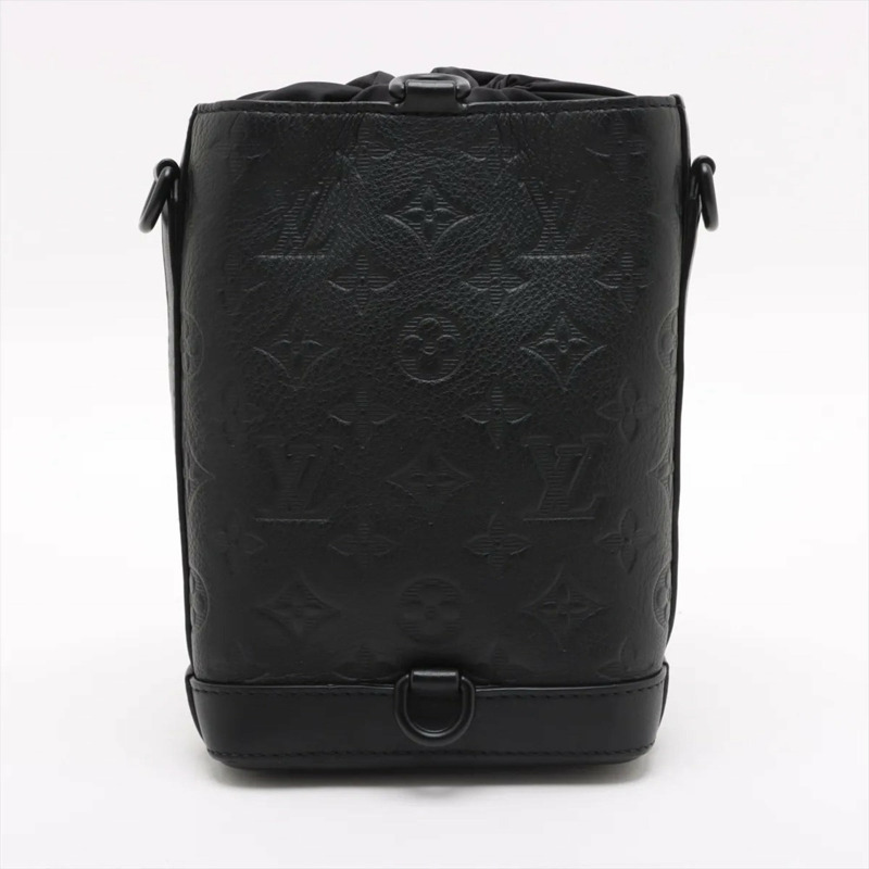 路易威登 RFID Monogram Empreinte Noe 斜背皮革肩背包 M82248 男士-1