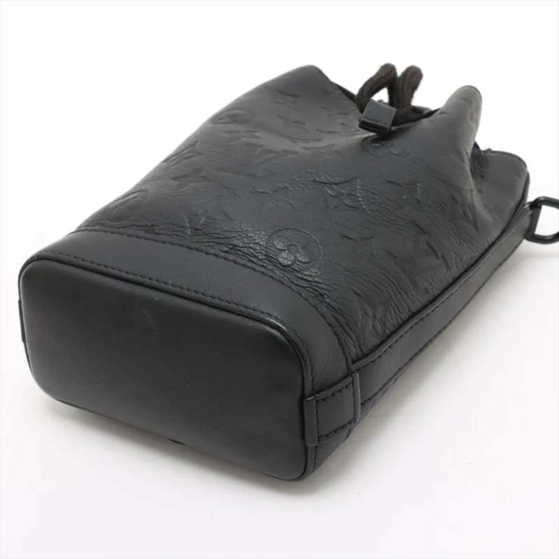 路易威登 RFID Monogram Empreinte Noe 斜背皮革肩背包 M82248 男士-2