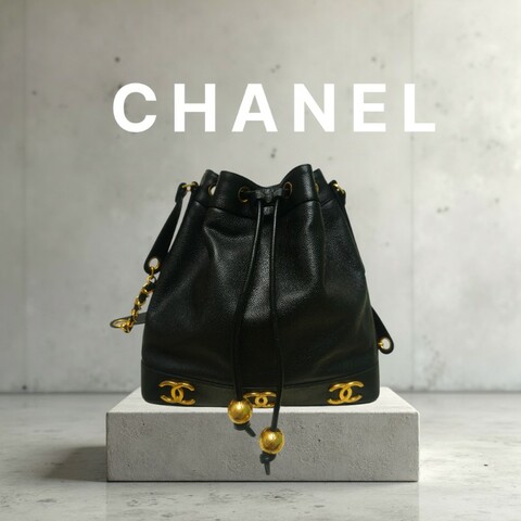 🔥年終狂降🔥【限時降價只到12/31（原68,800）】【8成新】㊣✨CHANEL✨(附防塵袋)香奈兒 老香 小香 雙C 黑金 雷標 牛皮 金球 托特包 肩背包 水桶包/二手包/二手精品🌳二手樹屋🌳
