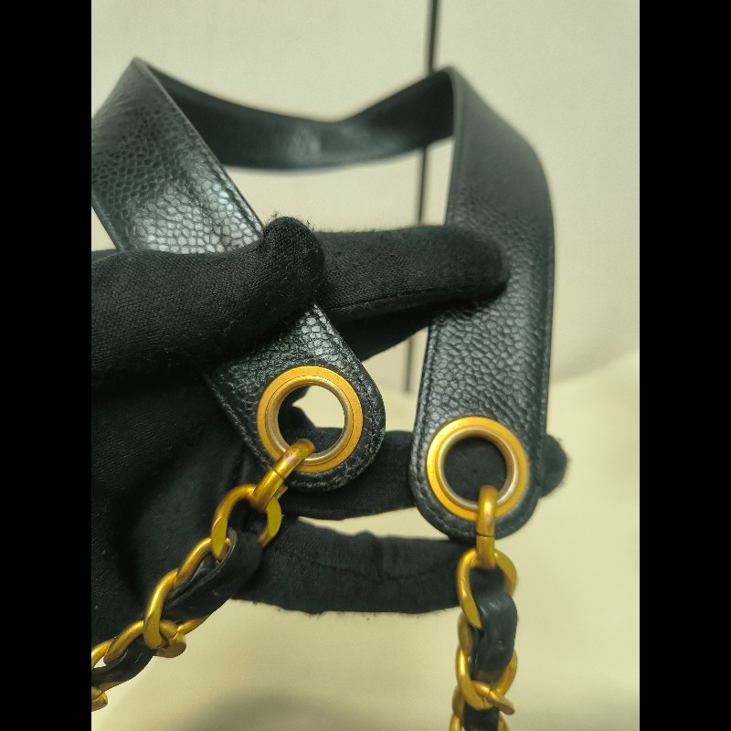 🔥年終狂降🔥【限時降價只到12/31（原68,800）】【8成新】㊣✨CHANEL✨(附防塵袋)香奈兒 老香 小香 雙C 黑金 雷標 牛皮 金球 托特包 肩背包 水桶包/二手包/二手精品🌳二手樹屋🌳-27