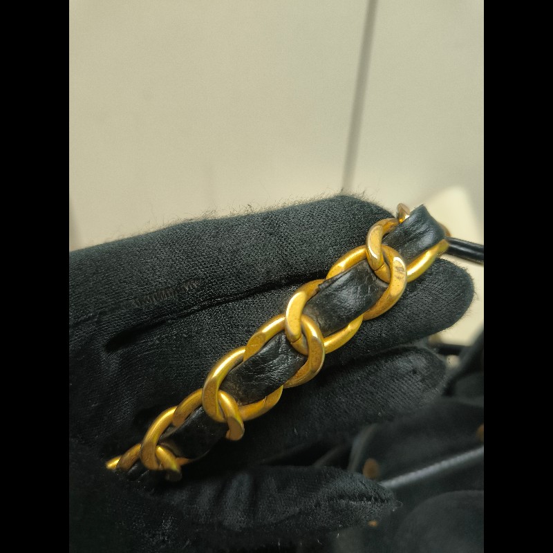 🔥年終狂降🔥【限時降價只到12/31（原68,800）】【8成新】㊣✨CHANEL✨(附防塵袋)香奈兒 老香 小香 雙C 黑金 雷標 牛皮 金球 托特包 肩背包 水桶包/二手包/二手精品🌳二手樹屋🌳-31