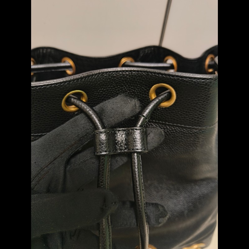 🔥年終狂降🔥【限時降價只到12/31（原68,800）】【8成新】㊣✨CHANEL✨(附防塵袋)香奈兒 老香 小香 雙C 黑金 雷標 牛皮 金球 托特包 肩背包 水桶包/二手包/二手精品🌳二手樹屋🌳-33