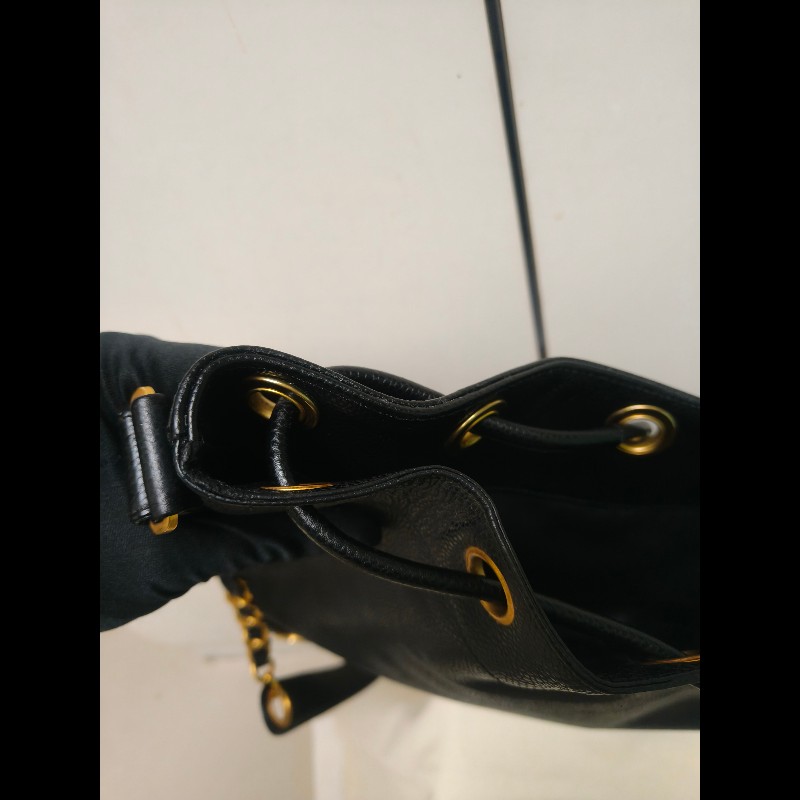 🔥年終狂降🔥【限時降價只到12/31（原68,800）】【8成新】㊣✨CHANEL✨(附防塵袋)香奈兒 老香 小香 雙C 黑金 雷標 牛皮 金球 托特包 肩背包 水桶包/二手包/二手精品🌳二手樹屋🌳-35