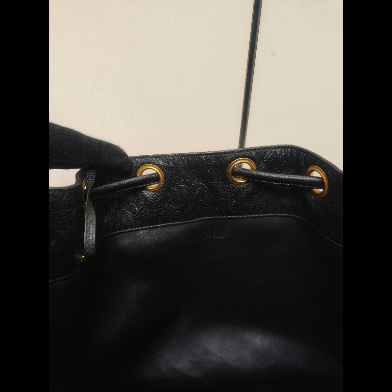 🔥年終狂降🔥【限時降價只到12/31（原68,800）】【8成新】㊣✨CHANEL✨(附防塵袋)香奈兒 老香 小香 雙C 黑金 雷標 牛皮 金球 托特包 肩背包 水桶包/二手包/二手精品🌳二手樹屋🌳-40