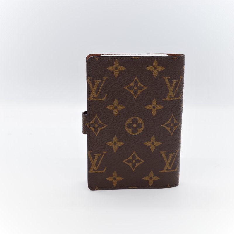 Louis Vuitton 路易威登  經典花紋 Agenda PM 棕色 帆布 六孔 筆記本 封套-3