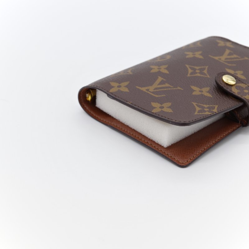 Louis Vuitton 路易威登  經典花紋 Agenda PM 棕色 帆布 六孔 筆記本 封套-5
