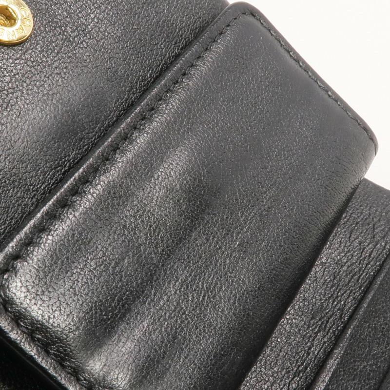 CHANEL 羊皮皮革Wallet金扣錢包-17