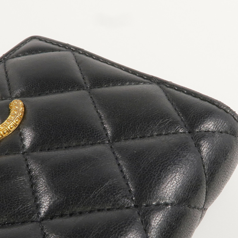 CHANEL 羊皮皮革Wallet金扣錢包-20