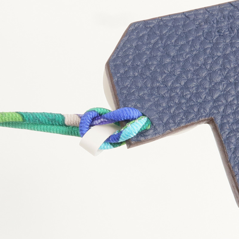 HERMES Togo/Epsom皮革Petit H Heart掛飾-2