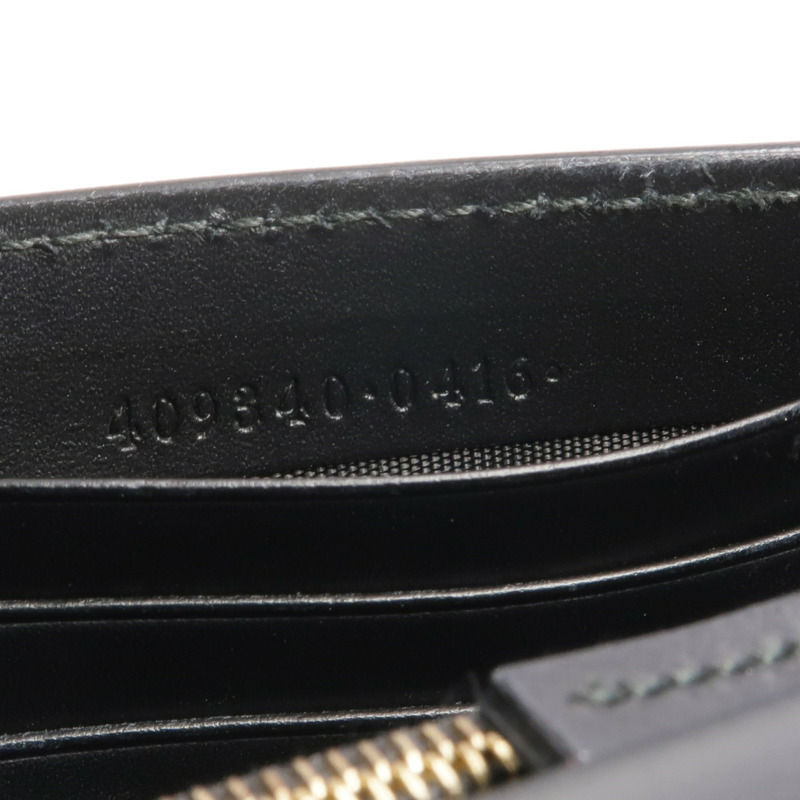 GUCCI 牛皮皮革Chain Shoulder Bag金扣鏈帶肩背袋-6