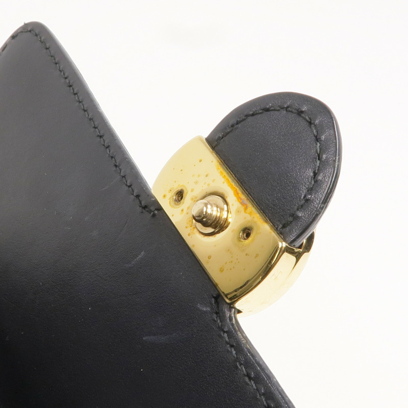 GUCCI 牛皮皮革Chain Shoulder Bag金扣鏈帶肩背袋-15