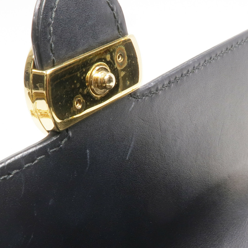 GUCCI 牛皮皮革Chain Shoulder Bag金扣鏈帶肩背袋-18