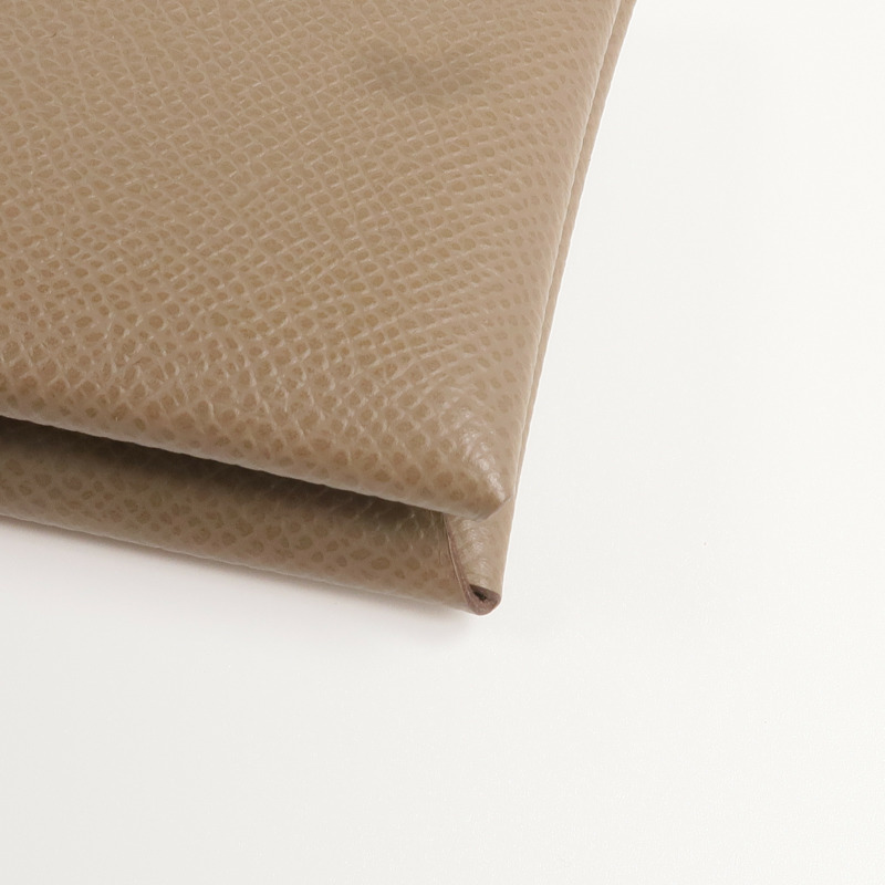 HERMES Epsom皮革Calvi銀扣卡片套-9