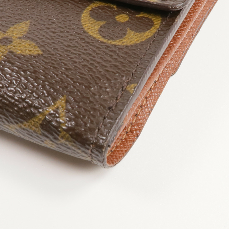 LOUIS VUITTON Monogram Wallet金扣錢包-11