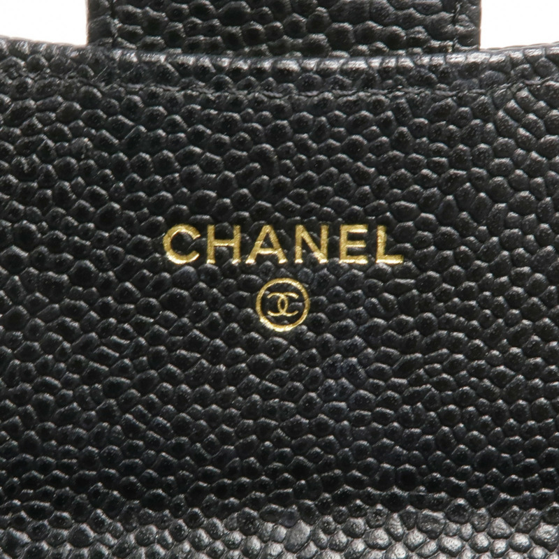 CHANEL 牛皮皮革Long Wallet金扣長錢包-6