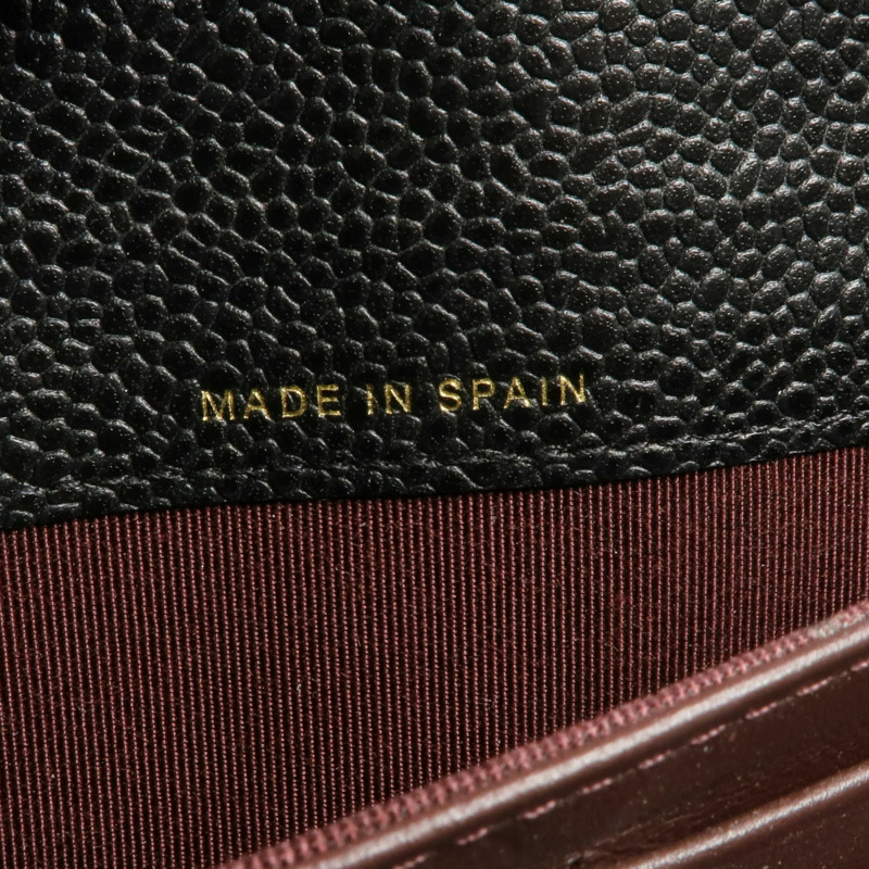 CHANEL 牛皮皮革Long Wallet金扣長錢包-8