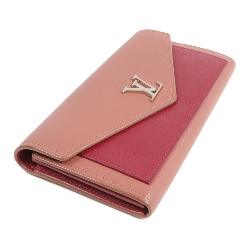 LOUIS VUITTON 牛皮皮革Portefeuille My Lockme銀扣長錢包-3