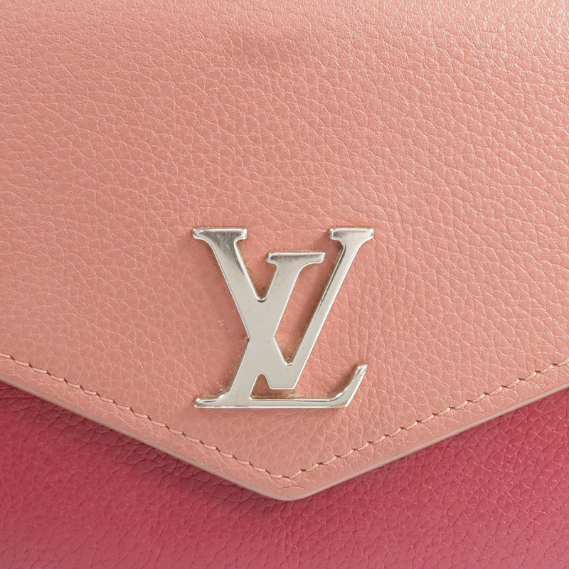 LOUIS VUITTON 牛皮皮革Portefeuille My Lockme銀扣長錢包-8