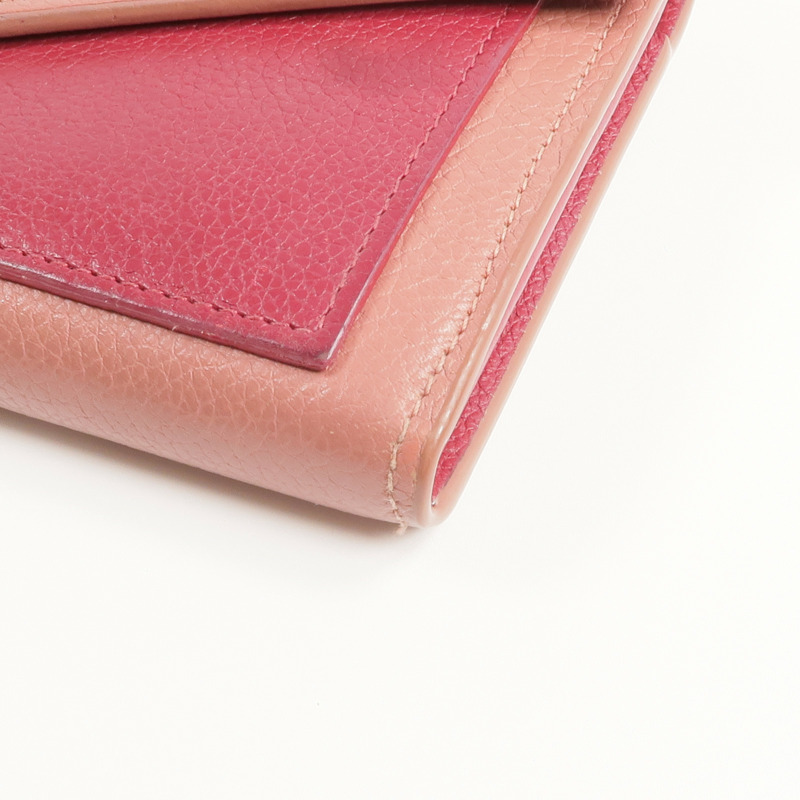 LOUIS VUITTON 牛皮皮革Portefeuille My Lockme銀扣長錢包-10