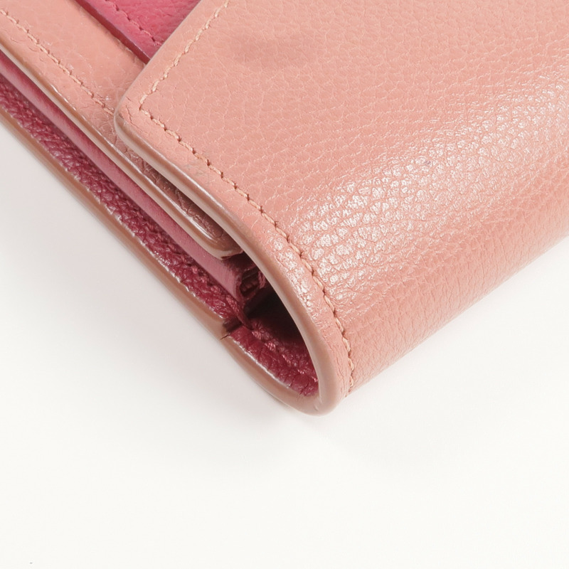 LOUIS VUITTON 牛皮皮革Portefeuille My Lockme銀扣長錢包-12