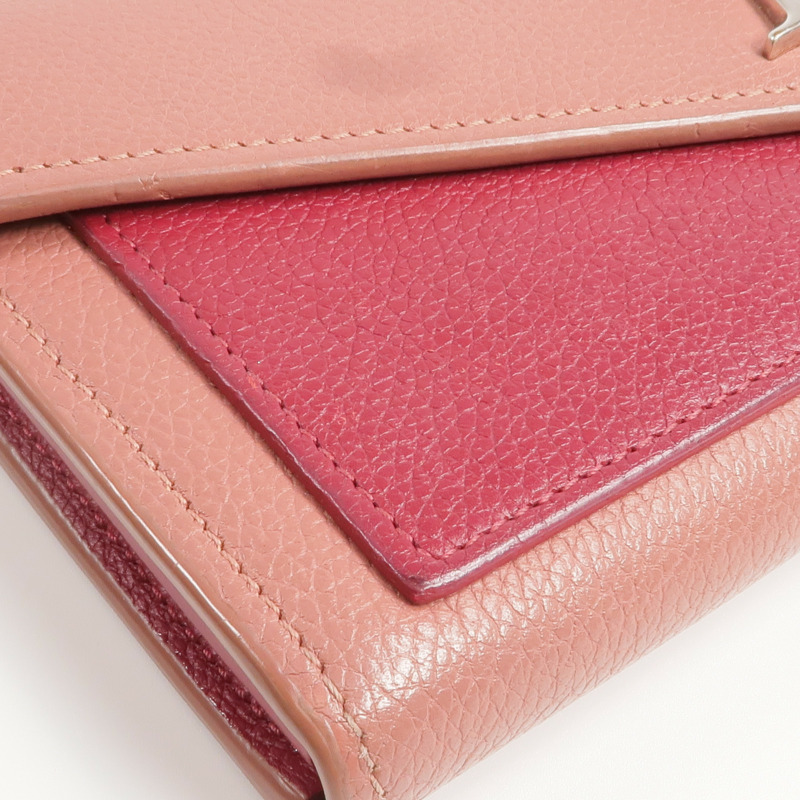 LOUIS VUITTON 牛皮皮革Portefeuille My Lockme銀扣長錢包-14