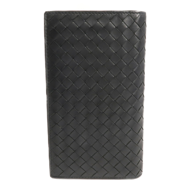 BOTTEGA VENETA 織紋皮革Long Wallet長錢包-1