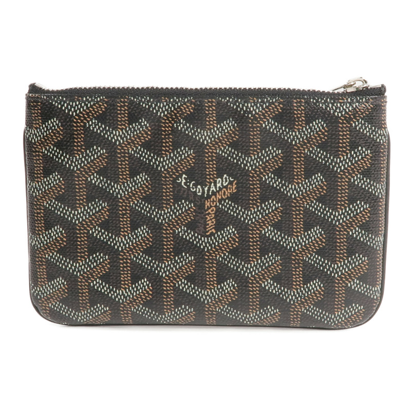 GOYARD 塗層帆布Pouch銀扣手拿包-2