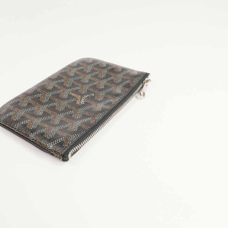 GOYARD 塗層帆布Pouch銀扣手拿包-10