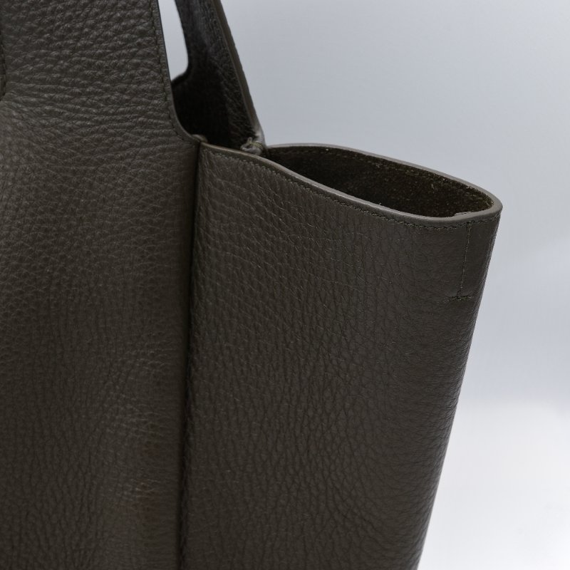 Saint Laurent 聖羅蘭 Le 5 À 7 Bea 墨綠 鹿皮 托特包-6