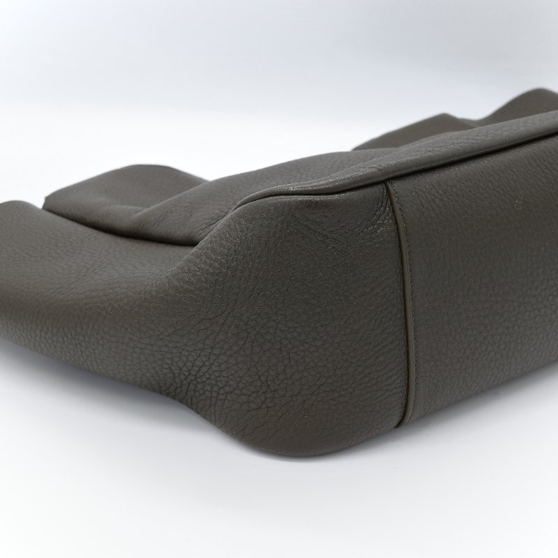 Saint Laurent 聖羅蘭 Le 5 À 7 Bea 墨綠 鹿皮 托特包-7