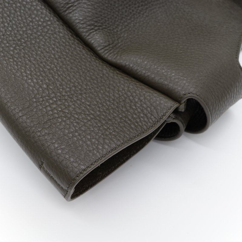 Saint Laurent 聖羅蘭 Le 5 À 7 Bea 墨綠 鹿皮 托特包-9