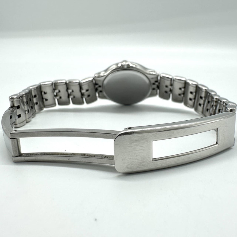 精工 Credor 4J85-0A10/GSBA005 女士石英錶，不鏽鋼錶殼，白色銀色錶盤-6