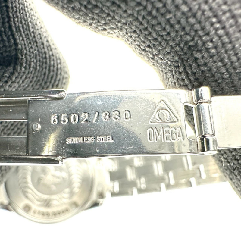 歐米茄海馬120 2586.70 Jacques Mayol 1998限量版綠精鋼石英女錶-12