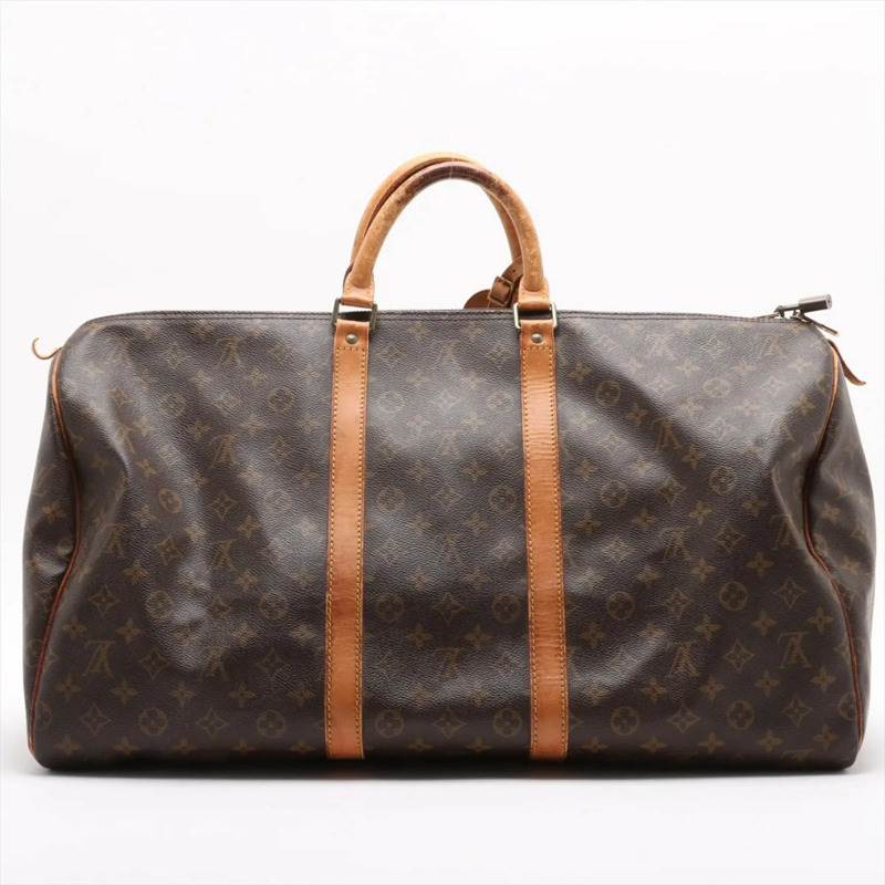 路易威登 Monogram Keepall 55 M41424 男士皮革波士頓手提包-1