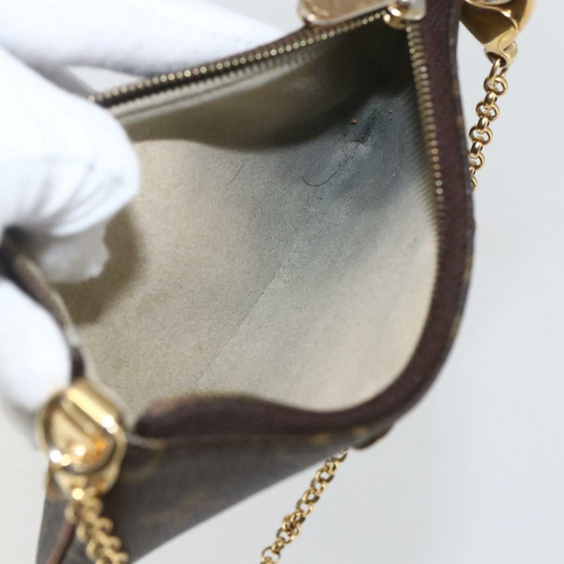 【日本直送】路易威登 Monogram Pochette Mira PM 配件包 M60095 LV Auth 159179-11