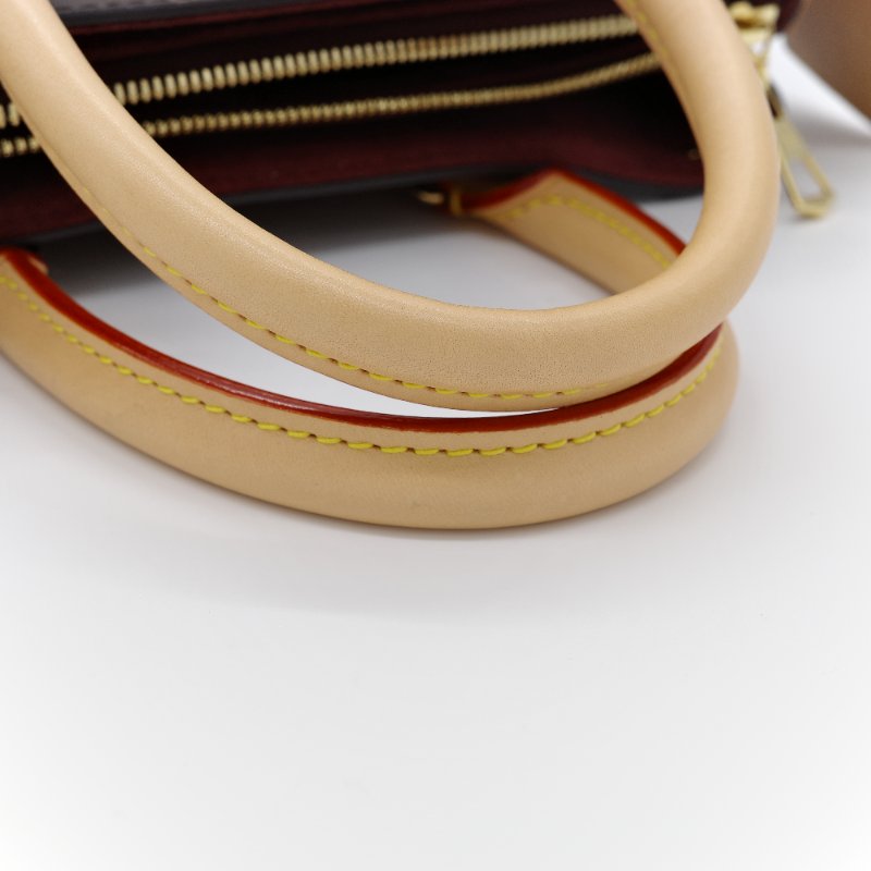 Louis Vuitton 路易威登 Soufflot BB 帆布 絨布內襯 兩用手提包 肩背包-9