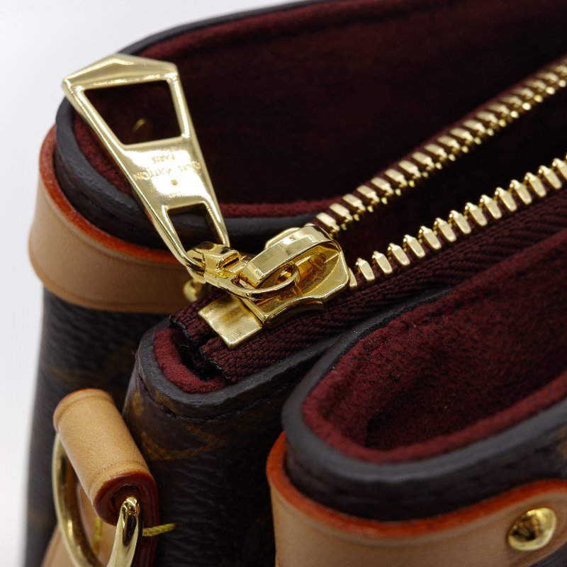 Louis Vuitton 路易威登 Soufflot BB 帆布 絨布內襯 兩用手提包 肩背包-13