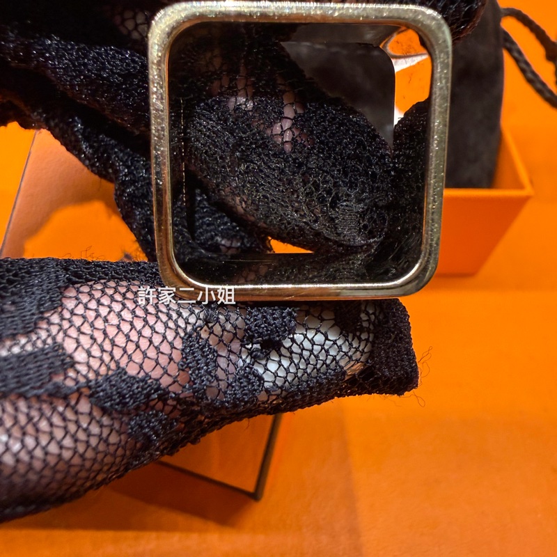 Hermes 二手閒置97新 黃酮材質絲巾釦-13