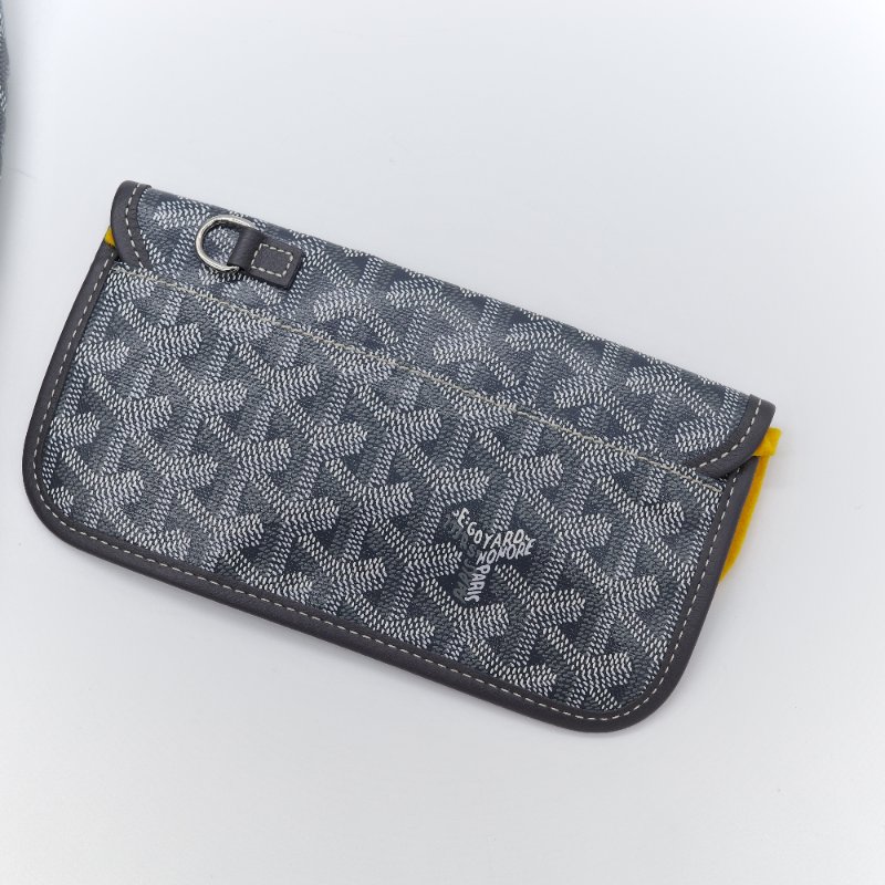 Goyard 戈雅 Bohème Hobo 灰色 帆布 肩背包-4