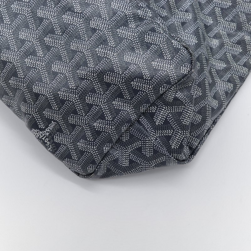 Goyard 戈雅 Bohème Hobo 灰色 帆布 肩背包-10