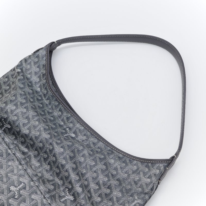Goyard 戈雅 Bohème Hobo 灰色 帆布 肩背包-11