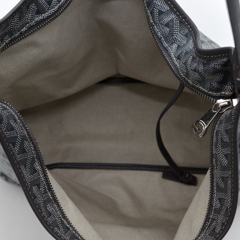 Goyard 戈雅 Bohème Hobo 灰色 帆布 肩背包-12