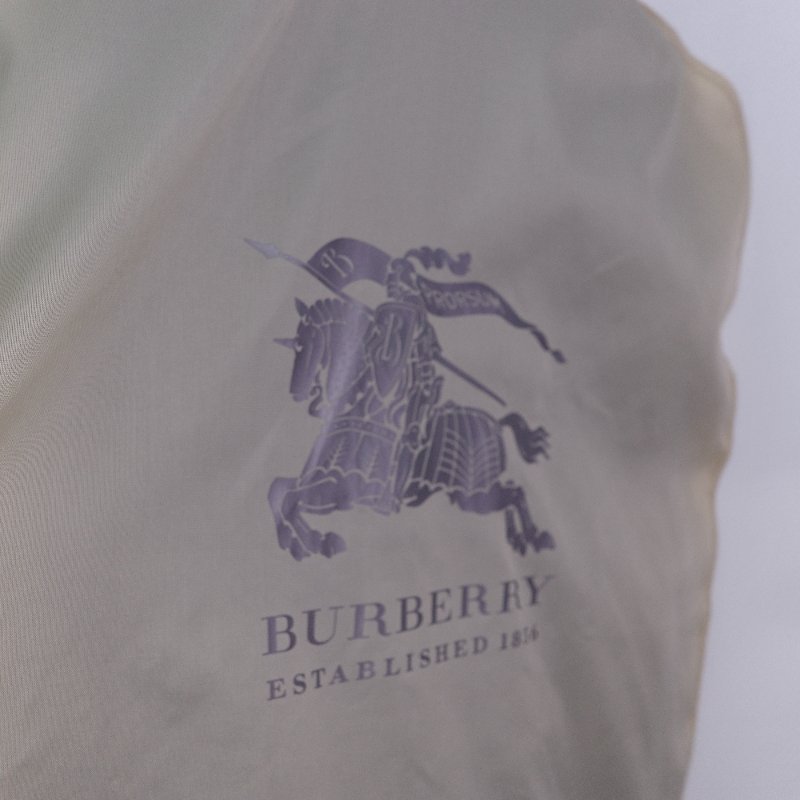 Burberry 巴寶莉 經典 黑色 棉質 混紡 長版風衣-4
