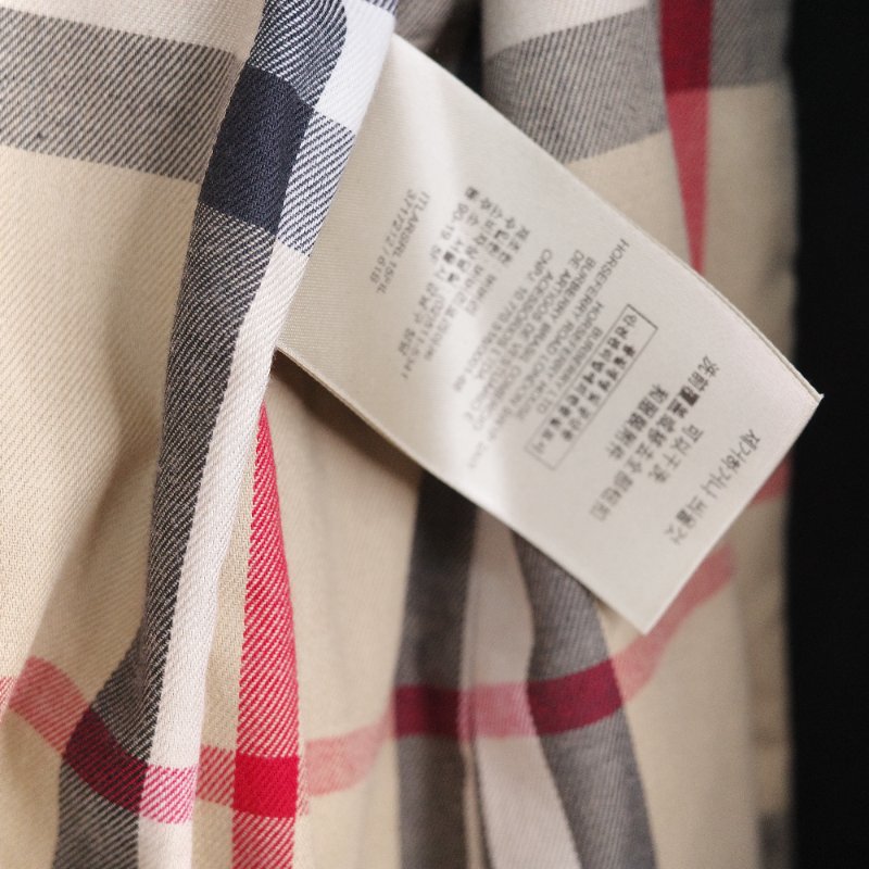 Burberry 巴寶莉 經典 黑色 棉質 混紡 長版風衣-16