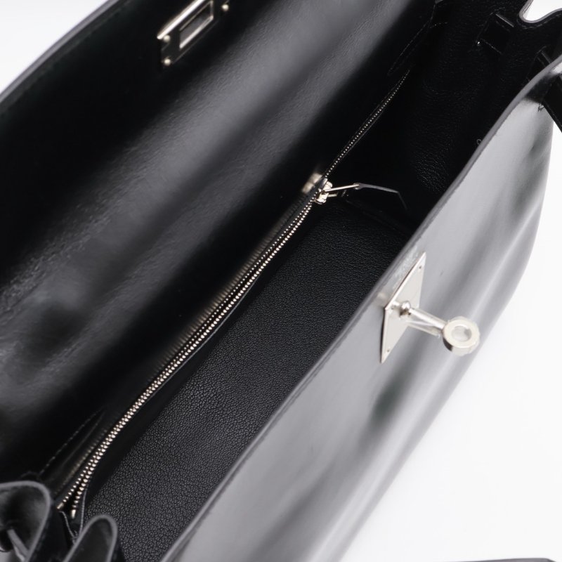HERMES Kelly 32 - 黑銀 🄹-2