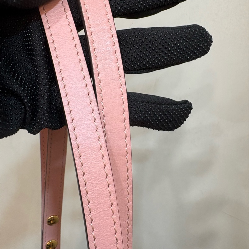 Louis Vuitton neonoe 粉色束口水桶包-8