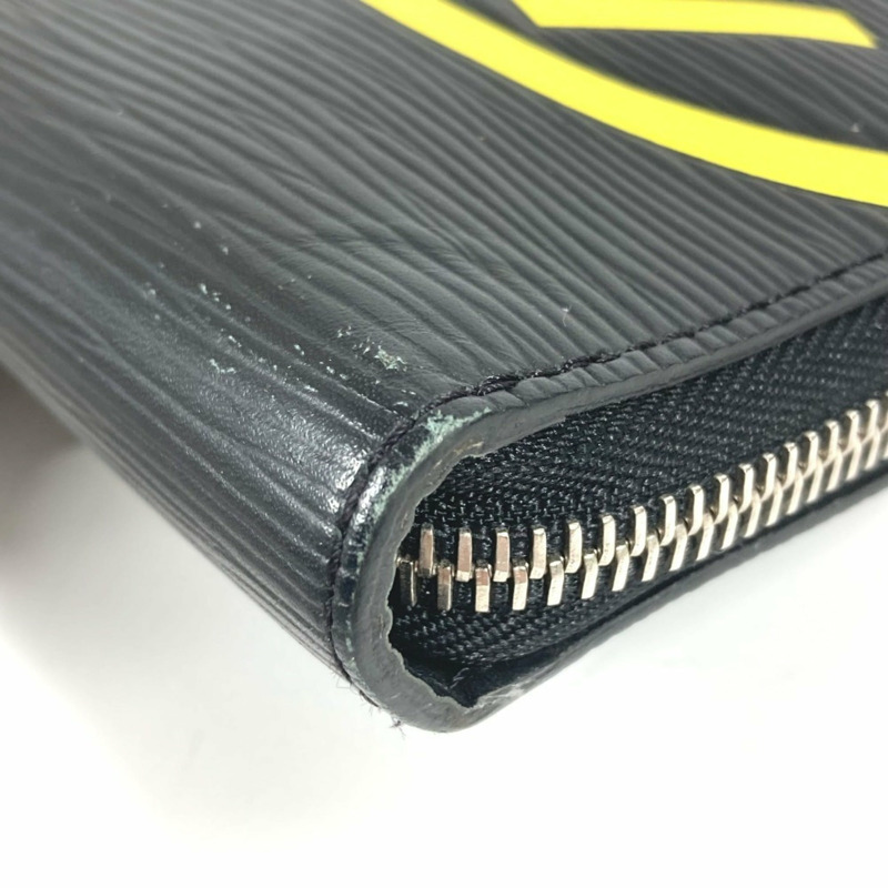 路易威登 M68198 Epi 皮革 LV Circle Pochette Jour GM 手拿包，L 型拉鍊，男女皆宜，黑色。-8