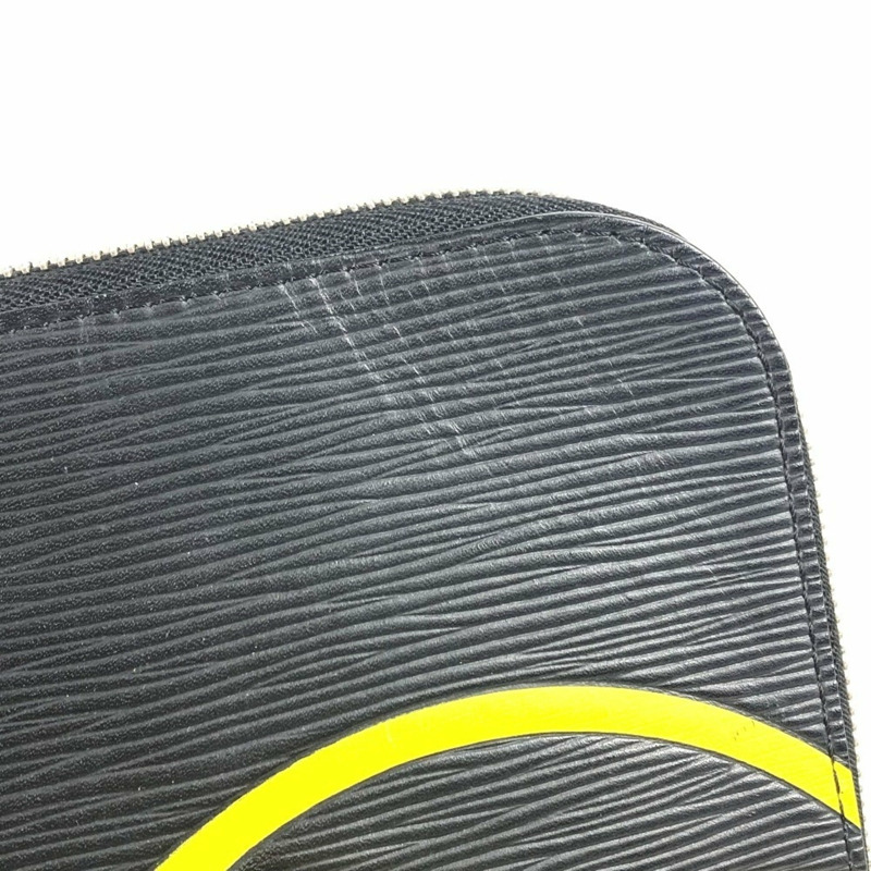 路易威登 M68198 Epi 皮革 LV Circle Pochette Jour GM 手拿包，L 型拉鍊，男女皆宜，黑色。-11